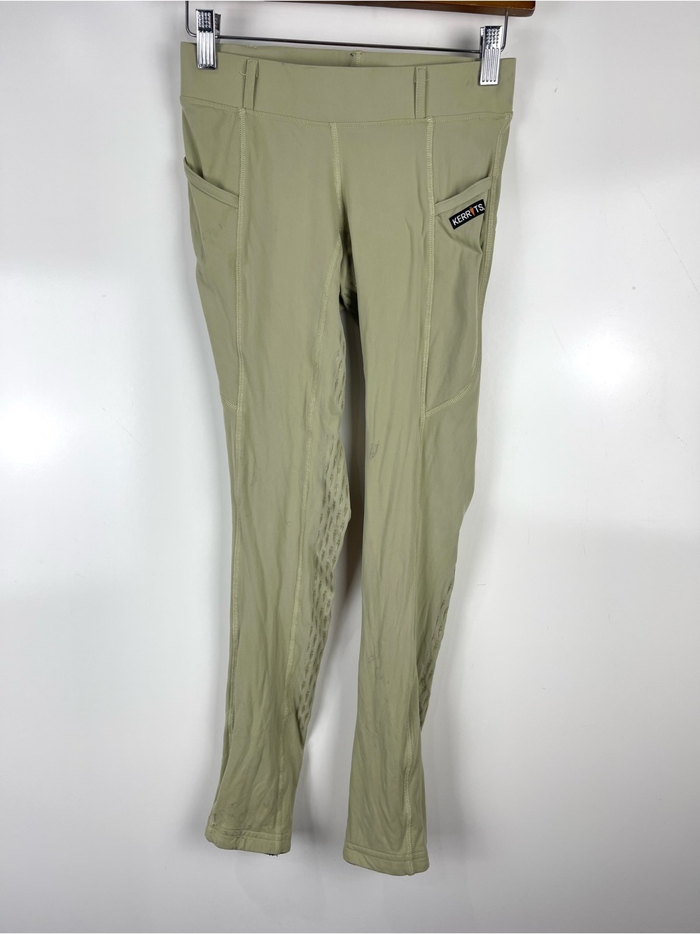 Kerrits Silicone Riding Tights Women’s Small Equestrian Pockets Flawed